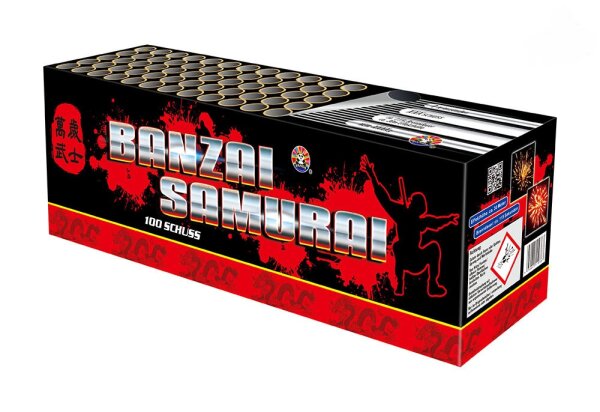 Banzai Samurai, 100-Schuss 4er-Verbund NEU