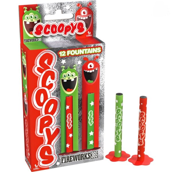 Scoopys 12er Font&auml;nen 2-fach sort.F1