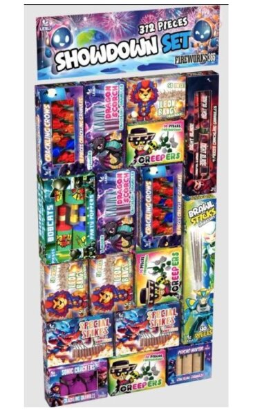 Showdown Set, 312-tlg. Jugendsortiment NEU