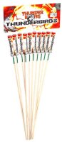 Thunderbirds Pfeifraketen, 10er-Set NEU