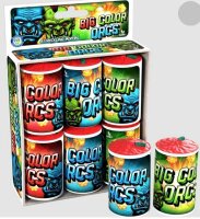 Big Color Orcs, 6er Crackling Font&auml;ne XXL