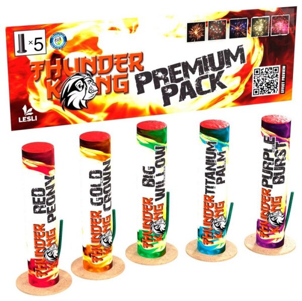Thunder Kong Premium Pack, 5er Single Shots NEU