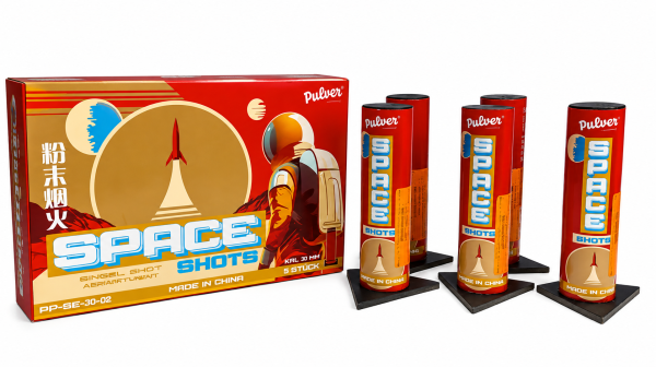 Space Shots, 30mm 5er Single Shots NEU
