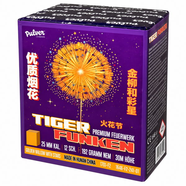 Tiger Funken, 12-Schuss Batterie NEU