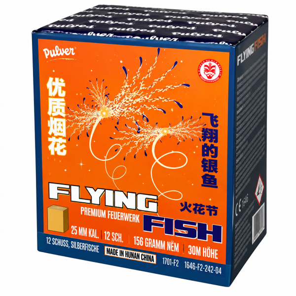 Flying Fish, 12-Schuss Batterie NEU