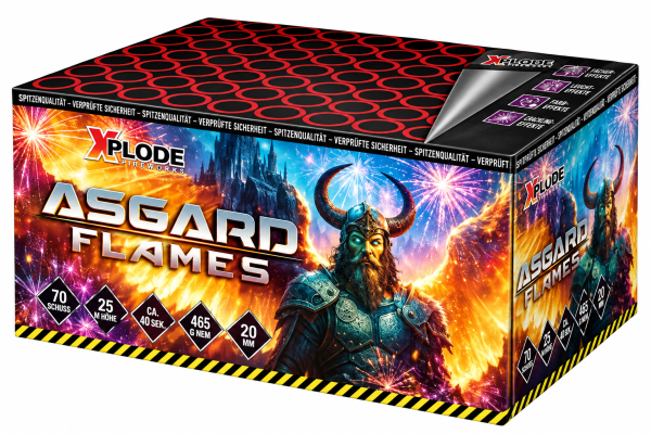 Asgard Flames, 70-Schuss Batterie NEU