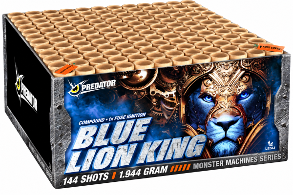 Blue Lion King, 144-Schuss Verbund NEU