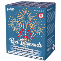 Red Diamonds, 25-Schuss Batterie NEU
