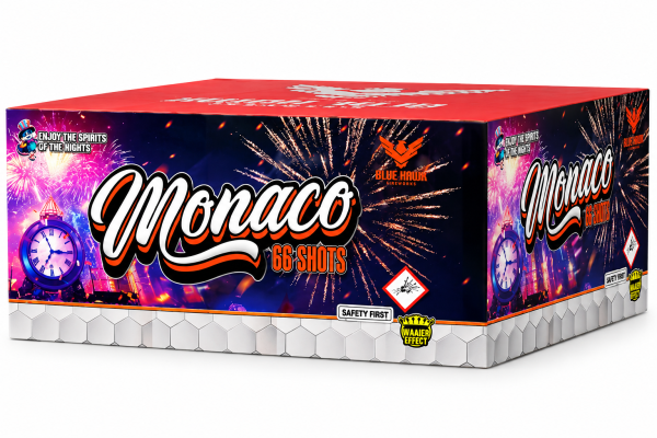 Monaco, 66-Schuss F&auml;cher Batterie
